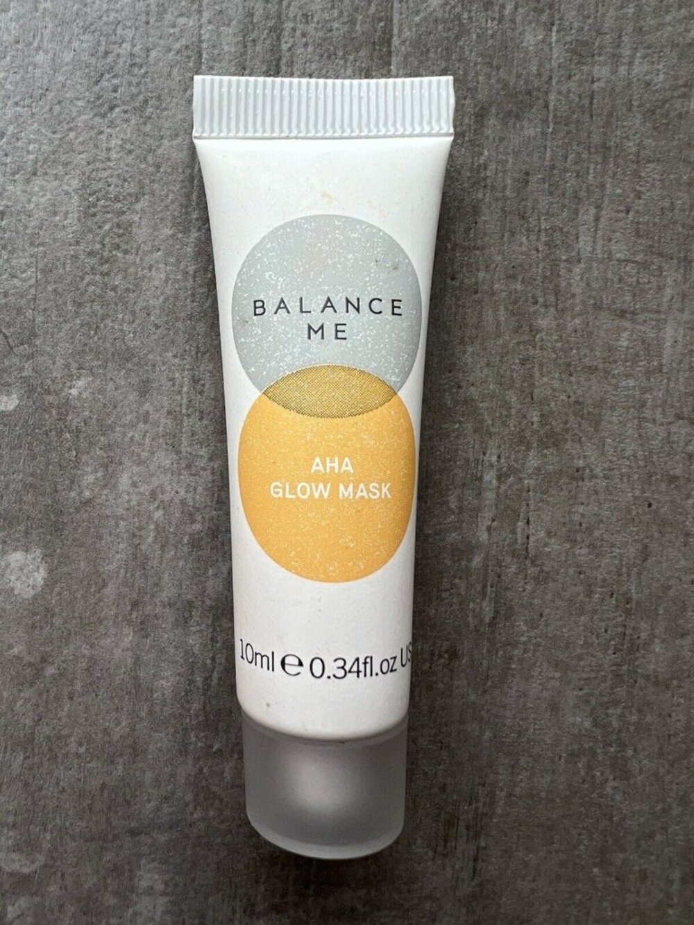 Balance Me AHA Glow Mask 0.34fl oz/10ml Travel Size SEALED New Deep Exfoliation
